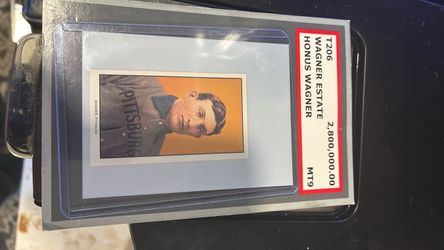 T206 Honus Wagner Wagner Estate MT9