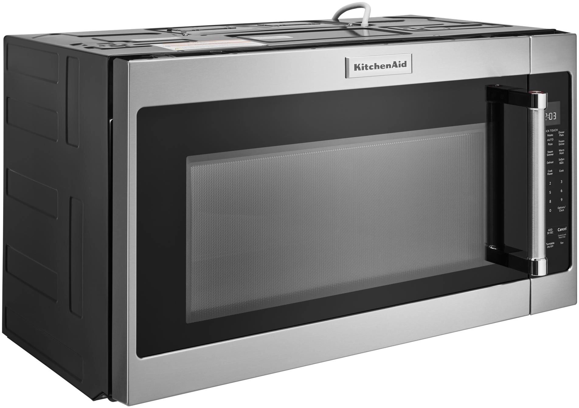 30 Inch Over the Range Microwave with 3 Fan Speeds: PrintShield Stainless