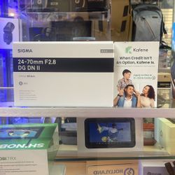 Sigma 24-70mm F2.8 II For E 