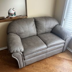 (2) Leather Couches / Sofas