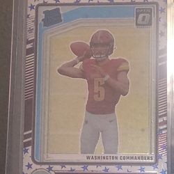 Jayden Daniels Optic Rated Rookie Stars Halo