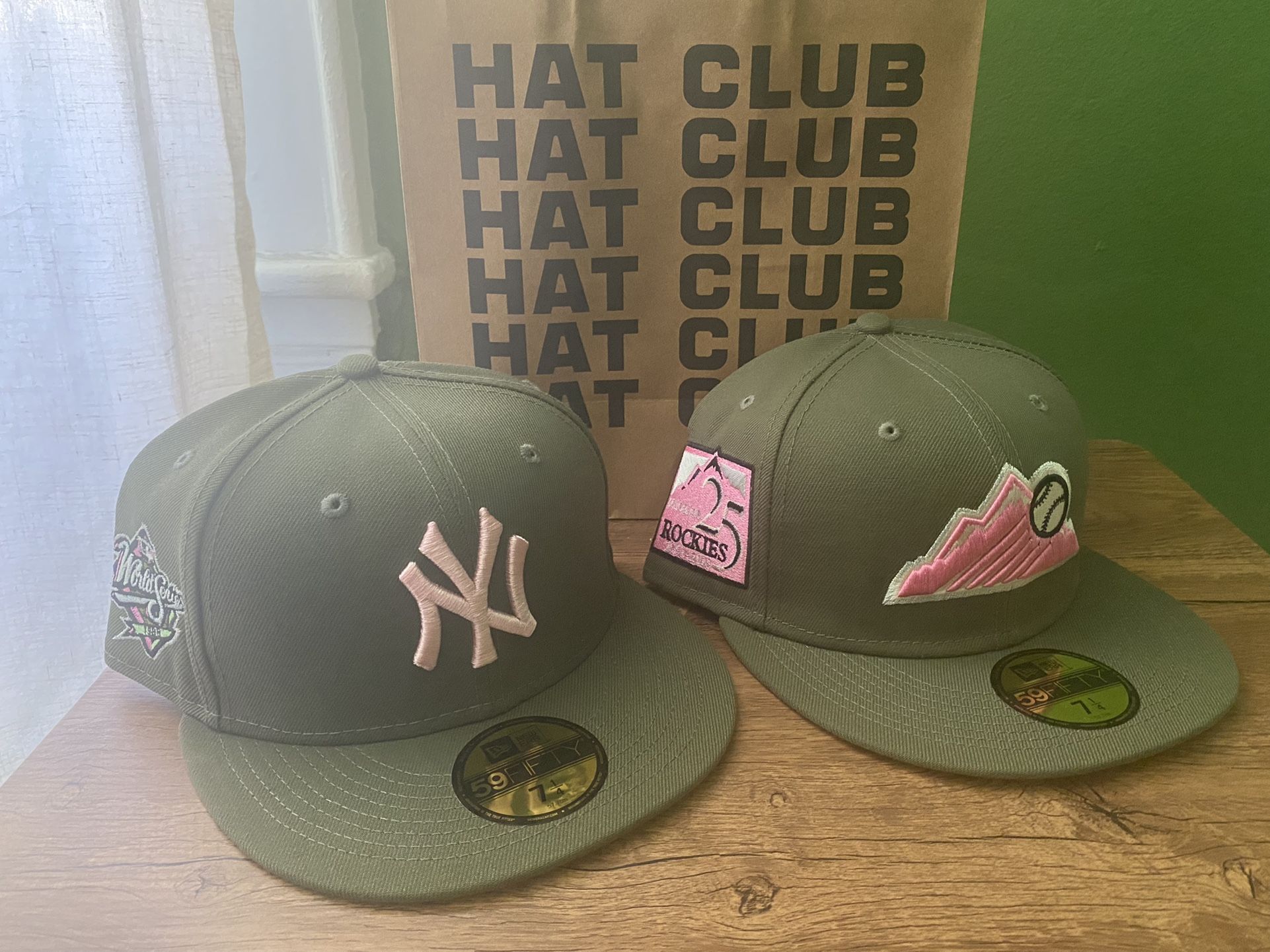 Hat Club ‘Pink Martini’ Size 7 1/4