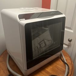 Portable Countertop Dishwashers, Compact Dishwashers with 5 L Built-in Water Tank