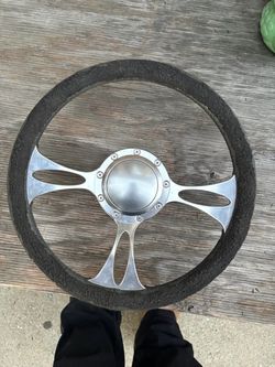 14” aluminum steering wheel