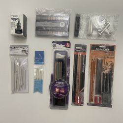 Broward College Drawing Class Art Supplies Bundle 