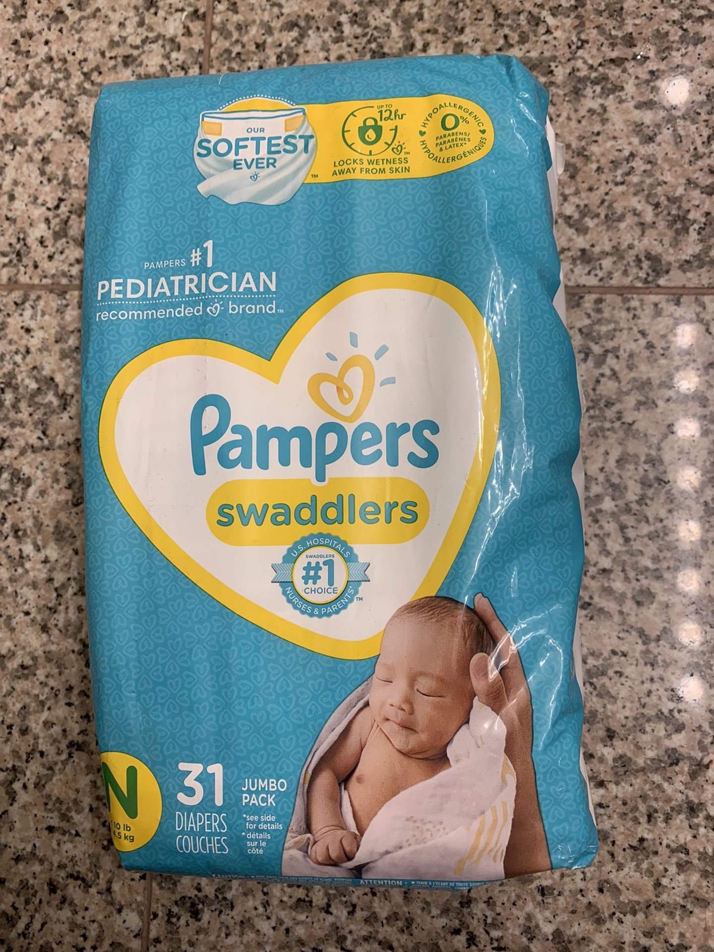 Pampers Newborn 31 Couches