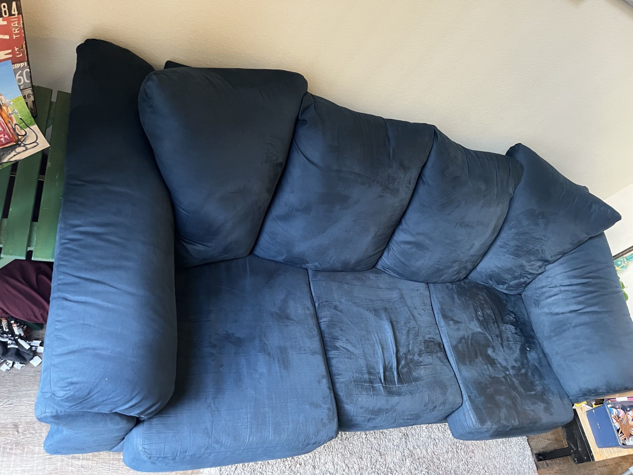Blue Small Couch