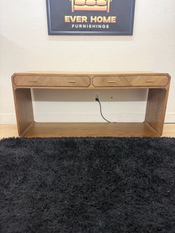 60" Solid Wood Console Table