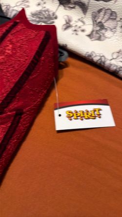 Red corset never worn
