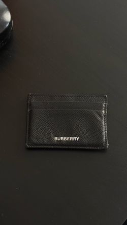 Burberry Black Leather Card Holder