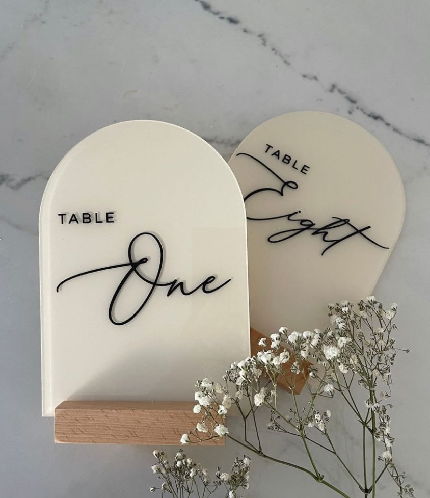 Table Numbers