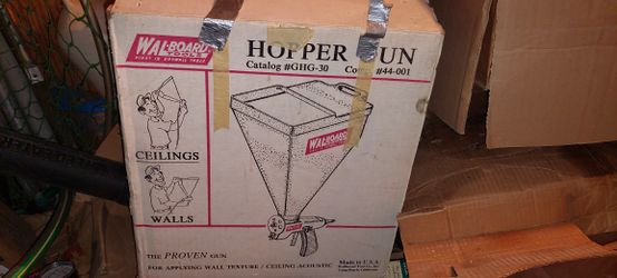 [Retired Contractor] Hopper Gun--Wal-board (Never Used, I Think.)