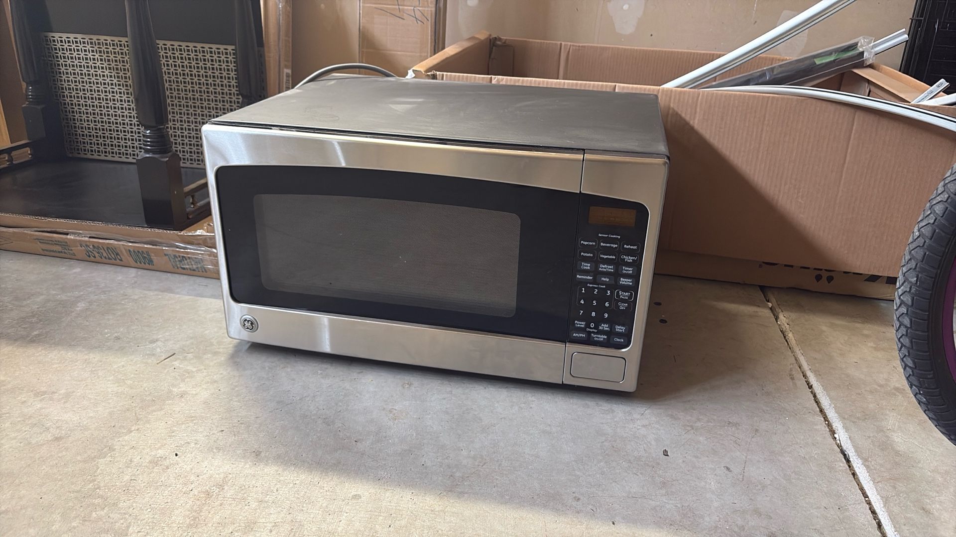 Built In GE Microwave