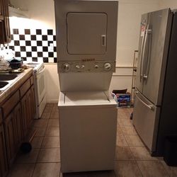 #60- Kenmore / Stackable / Washer And Dryer / Electric 120V