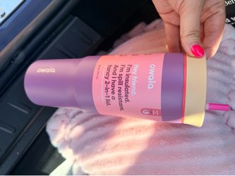 Owala 2 in 1 life water bottle plum