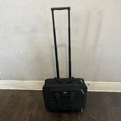 Black Rolling Briefcase
