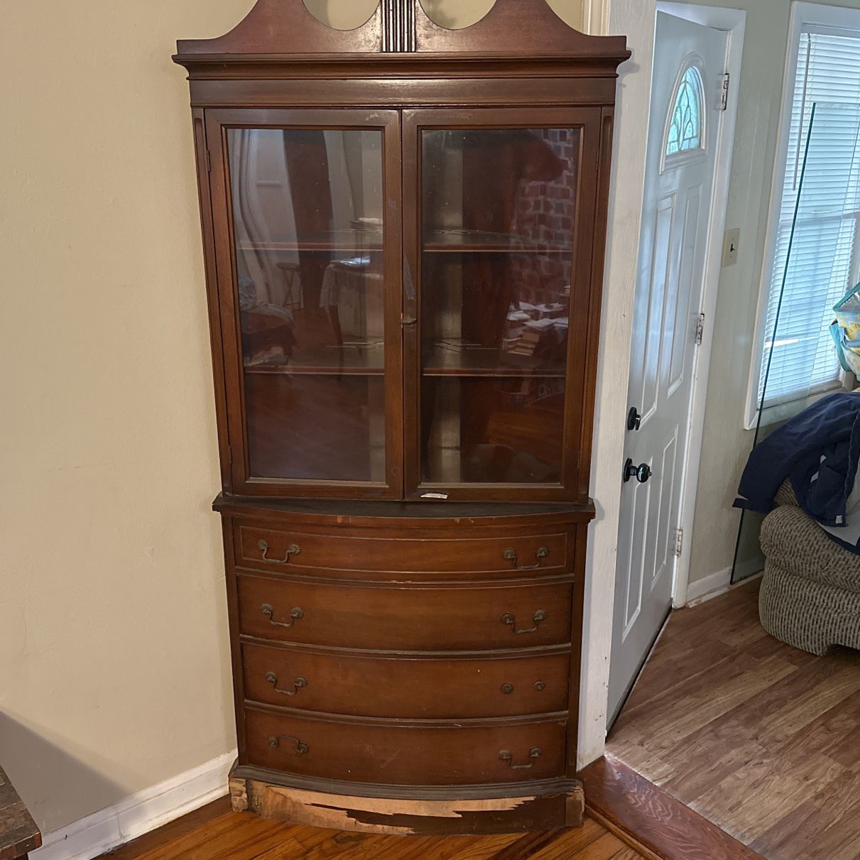  Beautiful Antique Solid Cedar Cabinet 