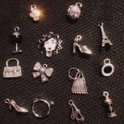 Lady In Paris Themed Charms