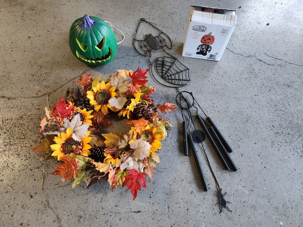 Halloween Fall Home Decorations lot decor