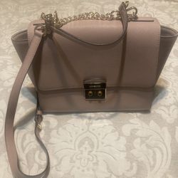 Michael Kors Blush Pink Bag with Gold Accents Excellent Condition