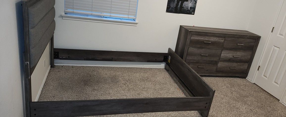 Queen Bed Frame And Dresser 