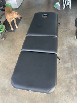 Masseuse chair and table