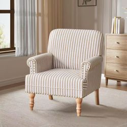 Upholstered Wooden Armchair$116