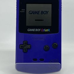Nintendo GameBoy Color Grape Purple CGB-001 Handheld Console