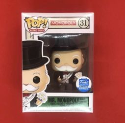 Funko Pop! Mr. Monopoly Beauty Contest Retro Toys 31 Funko Shop Limited Edition