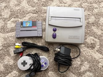 Super nintendo jr console with super mario world