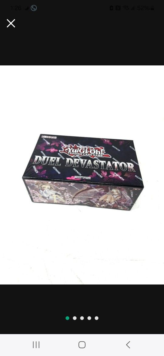 Yugioh Duel Devastator Sealed Box