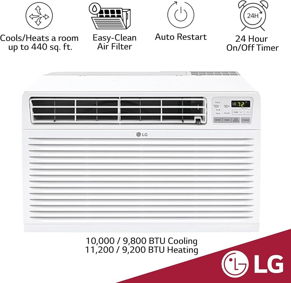LG Air conditioning through the wall of 9,800 BTU