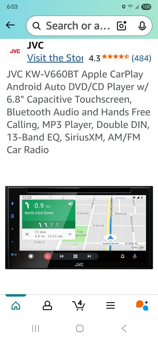 J v c car stereo