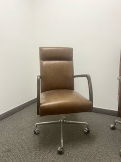 2 Leather Office Chairs