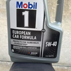 12 Qts Of Oil Mobile One European Car Formula
