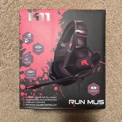 Gaming Headset RUN MUS K11