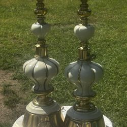 Rembrandt Sold Brass Lamps 1900’s  Heavy Duty OBO