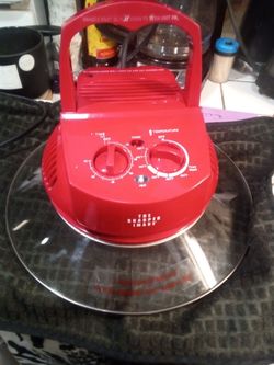 The Sharper Image Red Halogen Convection Oven