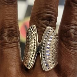 Sterling Silver Tribal Silver Wrap Ring