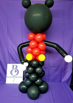 Mickey balloon tower