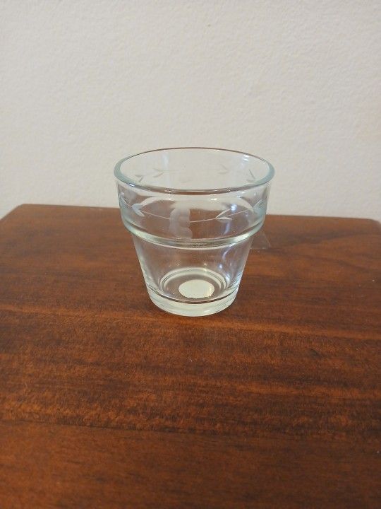 2 Princess House Crystal Flower Pots