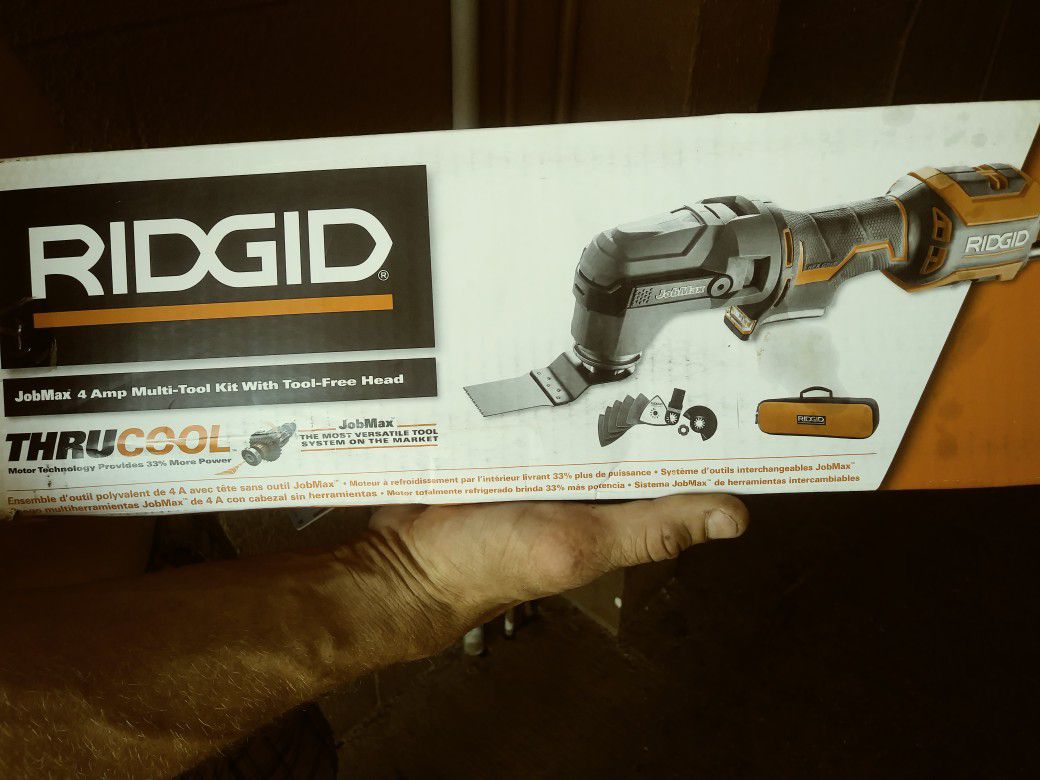 RIDGID multi tool......brand new still in the box