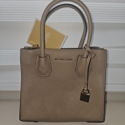 Michael Kors Leather Messenger Bag