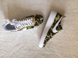 Química Picotear Logro Nike Air Force 1 x Bape custom Men's 10 size for Sale in Brooklyn, NY -  OfferUp