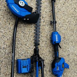 Kobalt combo40-Volt 9-in Handheld Battery Hedge Trimmer  Edger battery an charger included