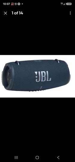 JBL Xtreme3 Portable Bluetooth Speaker Blue with strap
