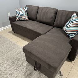 FREE DELIVERY 🚚 INSTALLATION-Elwell 2 - Piece Upholstered Sectional - Brown othersColor Available