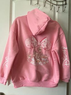 Disneyland Pink Minnie Mouse Hoodie