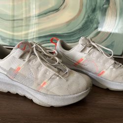  White And Orange Nikes