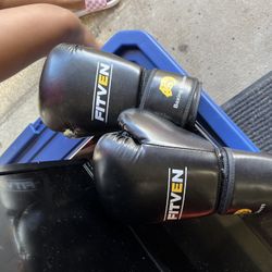 Punching Bag With Gloves